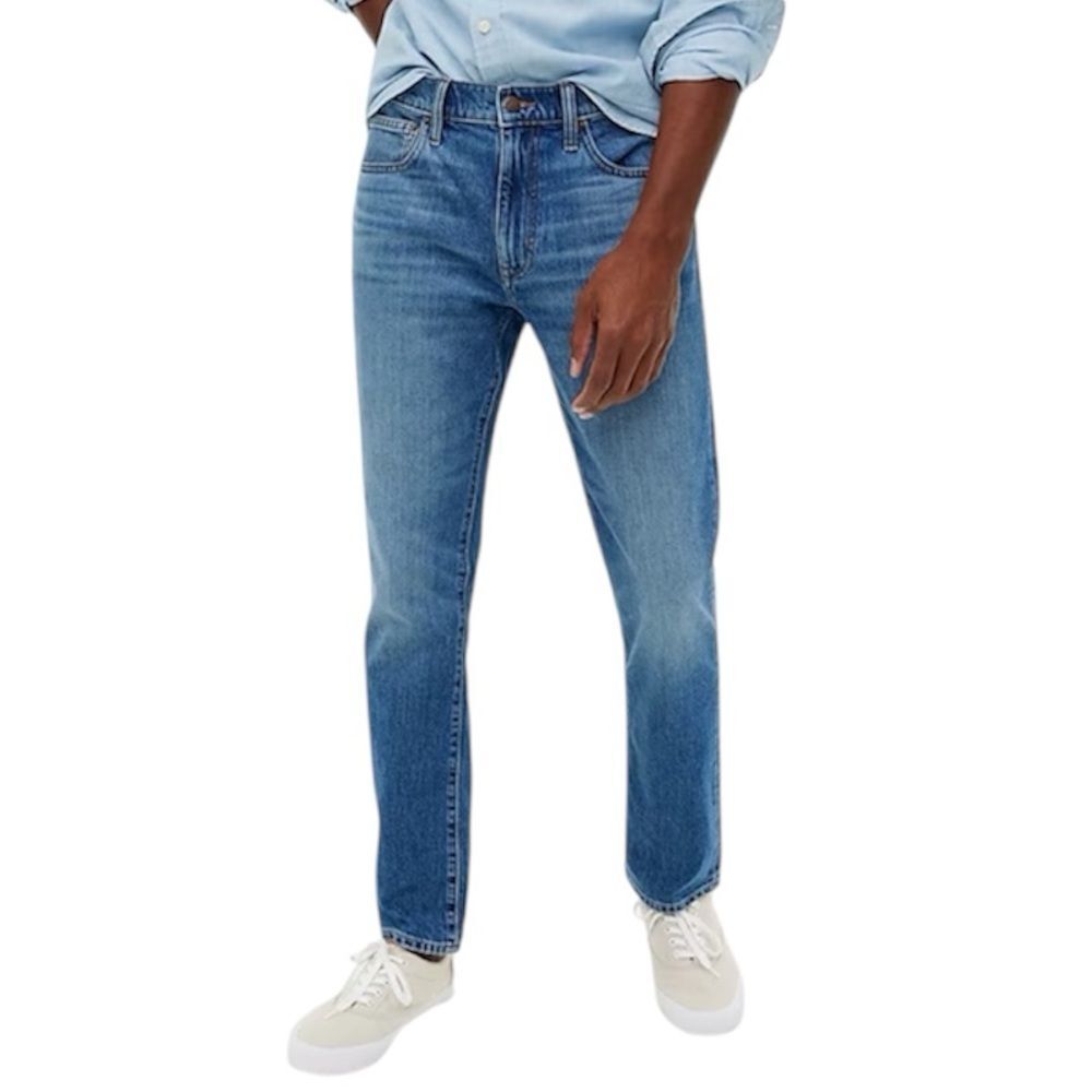 J. Crew Straight Fit Vintage Flex Jeans NEW 36 x 32 BN770